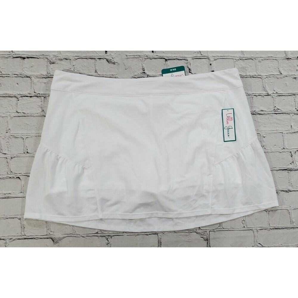 Lillie GREEN Tennis Sport Skort White WOMENS SIZE PXL